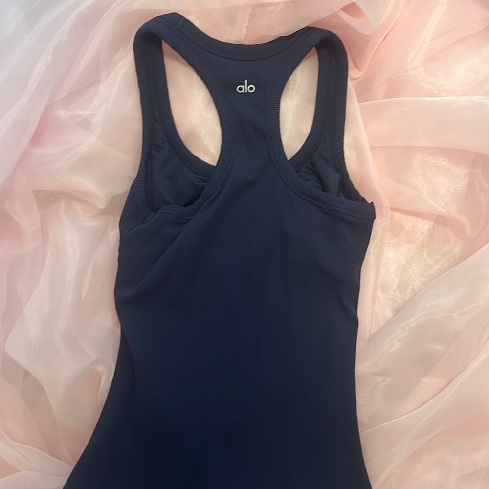 Alo Racerback Navy Top